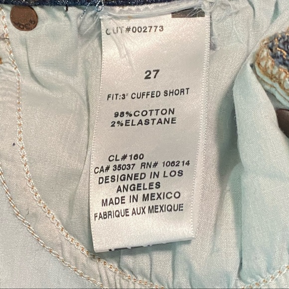 Joe's Jeans Cuffed Gemma Jean Shorts - Picture 4 of 4